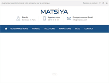 Tablet Screenshot of matsiya.com